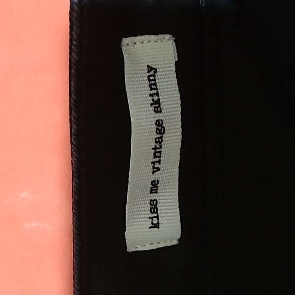 Jessica Simpson Kiss Me Vintage Black Jeans Size 26 - Picture 9 of 13